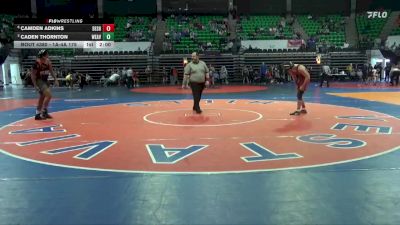 1A-4A 175 Semifinal - Camden Adkins, Deshler vs Caden Thornton, Weaver