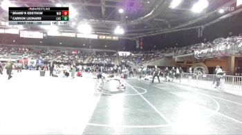 120 lbs Semifinal - Brand`n Edstrom, Madison vs Carson Leonard, Lakeland