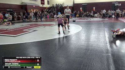 PW-9 lbs 5th Place Match - Reis Pickett, Denver Wrestling Club vs Tatum Thoma, Denver Wrestling Club