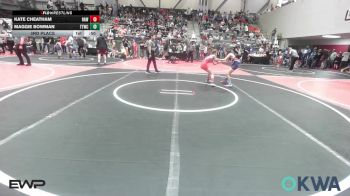 67 lbs 3rd Place - Kate Cheatham, Raw Wrestling Club vs Maggie Bowman, Team Tulsa Wrestling Club