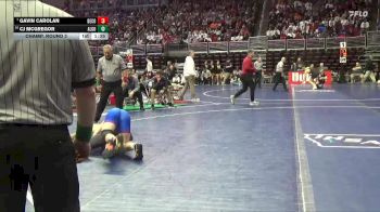 2A-144 lbs Champ. Round 2 - Gavin Carolan, Decorah vs CJ McGregor, Algona