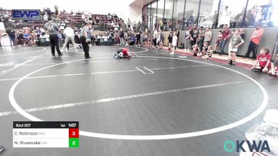 83 to 90 lbs Rr Rnd 1 - Callan Robinson, Pawnee Wrestling Club vs Noah Shuemake, Viking Wrestling Club