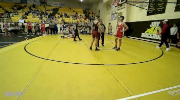132 lbs Consolation - Cole Cushman, Fort Gibson vs Brock Crittenden, Sequoyah Tahlequah JH