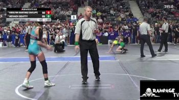 97 lbs 1st Place Match - Nevaeh Beatty, Onaga vs Krislynn Martinez (Ratliff), Maize