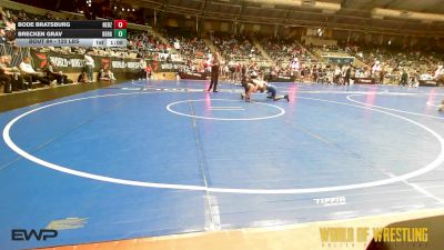 120 lbs Semifinal - Bode Bratsburg, Nebraska Boyz vs Brecken Grav, Berge Elite Wrestling Academy