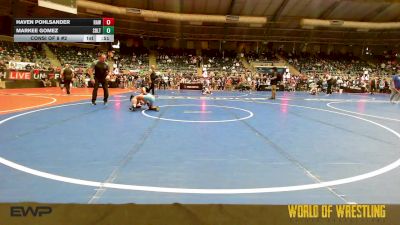 82 lbs Consi Of 8 #2 - Haven Pohlsander, Raw Wrestling Club vs Markee Gomez, Sebolt Wrestling Academy