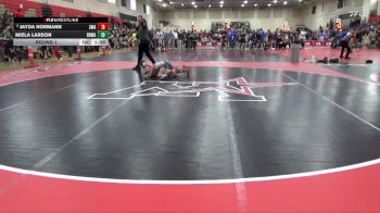 95 lbs Round 1 - Jayda Hormann, Summit Wrestling Academy vs Miela Larson, Black Hills Wrestling Academy