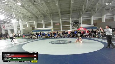 157 V Cons. Round 2 - Kelton Langston, Beaver V vs Jason Lee, Springville V