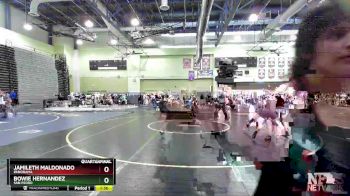 115 lbs Quarterfinal - Bowie Hernandez, SAN PEDRO vs Jamileth Maldonado, PANORAMA