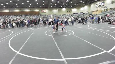 46 lbs Round Of 16 - Preston Escobedo, Small Town Grims vs Hunter Collinson, Truckee WC