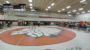 135 lbs Cons. Round 1 - Scarlet Frude, Lander vs Felicity Ziemer, DouglasSD