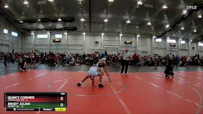 120 lbs Round 3 (4 Team) - Brody Julian, Osprey WC vs Quincy Cormier, Capital City WC