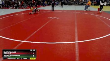 80 lbs Quarterfinal - Derek Dvergsten, Greenbush vs Kayden Cash, Little Falls