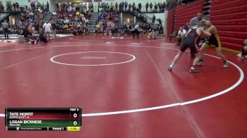 138 lbs Cons. Round 2 - Logan Bicknese, Midland vs Tate Moffit, North Scott JV