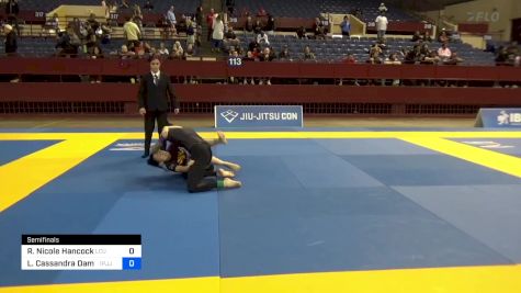 Rachel Nicole Hancock vs Leila Cassandra Damato 2024 Pan IBJJF Jiu-Jitsu No-Gi Championship