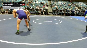 133 lbs Consi Of 16 #1 - Isaiah Sisneros, Colorado Mesa vs Paris Ruiz Ii, Clackamas