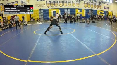 106 lbs Quarterfinal - Dhanavan Presley, Atlantic vs Jessea Cagle, St Cloud