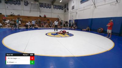 90 lbs Cons. Semi - Matteo Arriaga, Red Star WA vs Grant Dixon, Oakdale