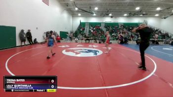 115 lbs Semifinal - Trona Bates, Wyoming vs Lilly Quintanilla, Thermopolis Wrestling Club