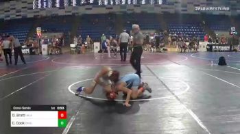 88 lbs Consolation - Dylan Bratt, Oklahoma Elite vs Colby Cook, Oregon