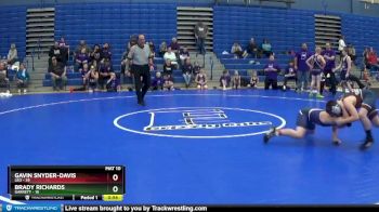 105 lbs Semis (4 Team) - Brady Richards, Garrett vs Gavin Snyder-Davis, Leo