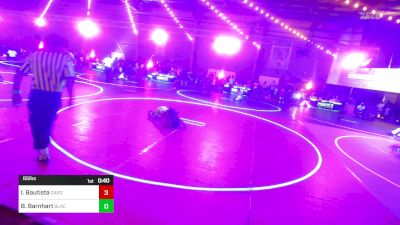 65 lbs Consi Of 8 #2 - Isaac Bautista, Garden City Wrestling Club vs Blake Barnhart, Black Fox Wrestling Academy