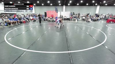 150 lbs Cade Aaberg, Wisconsin Blue vs Deacon Morgan, Team Michigan Blue
