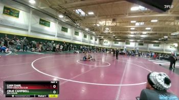 95 lbs Round 2 - Liam Dahl, Baker Wrestling Club vs Crue Campbell, Bon Homme