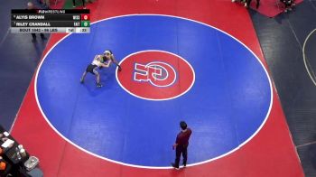 96 lbs 3rd Place - Alyis Brown, Wissahickon vs Riley Crandall, Faith Christian Academy