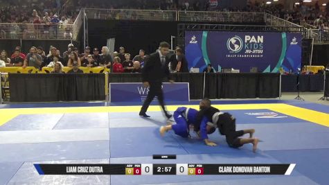 Clark Donovan Banton vs Liam Cruz Dutra 2025 Pan Kids Jiu-Jitsu IBJJF Championship