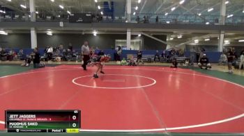 65 lbs Round 5 (6 Team) - Jett Jaggers, Columbus St. Francis Desales vs Maximus Sako, St. Edward
