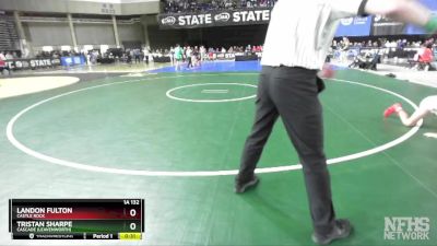 1A 132 lbs 5th Place Match - Landon Fulton, Castle Rock vs Tristan Sharpe, Cascade (Leavenworth)