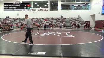 184 lbs Finals (2 Team) - Ricky McCulloch, Sierra College (RED) vs Giancarlo Tolentino, Palomar College (RED)