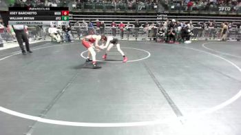 80 lbs Quarterfinal - Joey Barchetto, Mount Olive vs William Bryan, Apex