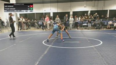 100 lbs Consi Of 8 #1 - Ari Sobaje, CA vs Tyler Gieger, NJ