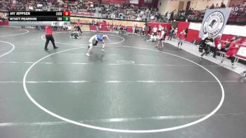 132 lbs Cons. Round 3 - Wyatt Pearson, Timberline High School vs Jay Jeppsen, Centennial High School
