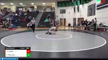 132 lbs Cons. Round 2 - Connor Detty, Team Grind House Wrestling Club vs Zachary Petrusky, Junction City High School Wrestling