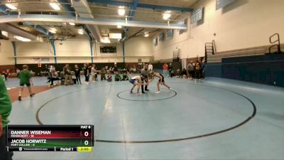 106 lbs Placement - Danner Wiseman, Moorcroft vs Jacob Horwitz, Fort Collins