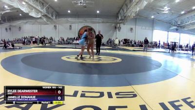 142 lbs Round 1 - Rylee Dearwester, Ohio vs Janelle Donahue, Donahue Wrestling Academy