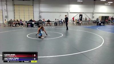 106 lbs Round 1 (6 Team) - Catoe Byrd, North Carolina vs Matthew Furia, Rhode Island White