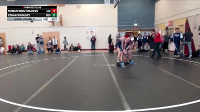 120 lbs Cons. Round 2 - Roman Enzo Sklavos, Canyon Ridge vs Ethan Woolsey, Middleton