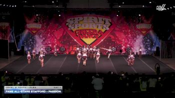 FAME All-Stars Stafford - Passion [2026 L2 Youth - Flex Day 1] 2026 Spirit Sports Myrtle Beach Nationals