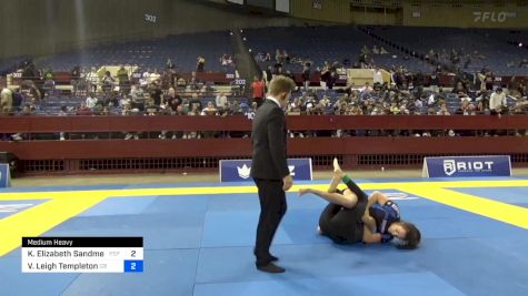 Kaytlyn Elizabeth Sandmeyer vs Victoria Leigh Templeton 2024 Pan IBJJF Jiu-Jitsu No-Gi Championship
