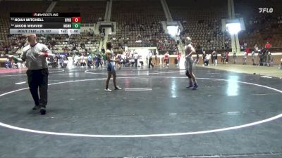 7A 157 lbs Cons. Round 1 - Jakob Weaver, Mary G Montgomery vs Noah Mitchell, Opelika Hs