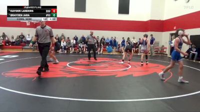 113 lbs Cons. Semi - Brayden Jara, AP-GC vs Kayden Landers, Denver