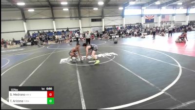 137 lbs Consi Of 4 - Santiago Medrano, NM Gold vs Taylor Arizona, Tuba City