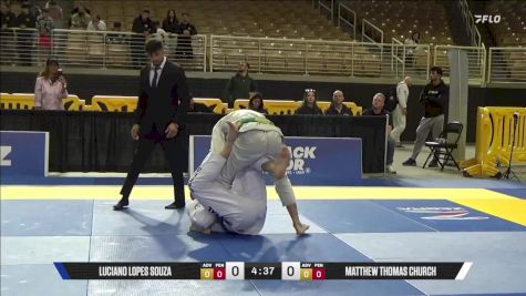 Matthew Thomas Church vs Luciano Lopes Souza 2025 Pan Jiu Jitsu IBJJF Championship