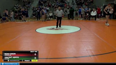 134 lbs Round 2 - Vincent Aspito, Hoover vs Noah Dixon, Grissom Hs