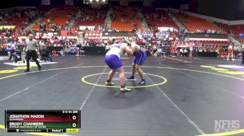 3-2-1A 285 Cons. Round 3 - Jonathon Mason, Ellinwood vs Brody Chambers, Gypsum-Southeast Of Saline