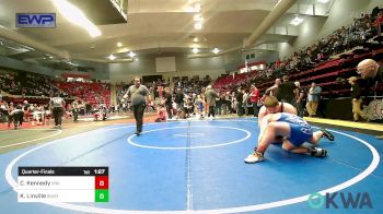 Quarterfinal - Cooper Kennedy, Vinita Kids Wrestling vs Kevin Linville, Skiatook Youth Wrestling